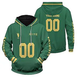 Haikyuu Team Kakugawa Libero Unisex Hoodie Personalized