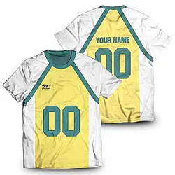 Haikyuu Team Nohebi Libero Unisex Shirt Personalized