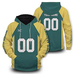 Haikyuu Team Nohebi Unisex Hoodie Personalized