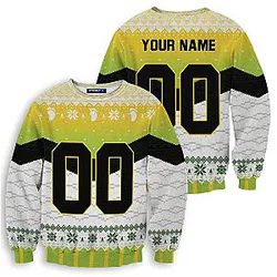 Haikyuu Team Itachiyama Christmas Unisex Wool Sweater Personalized