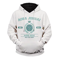Haikyuu Seijoh Rule The Court Unisex Hoodie Personalized