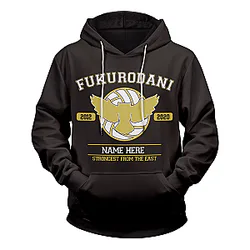 Haikyuu Fukurodani Strongest From The East Unisex Hoodie Personalized