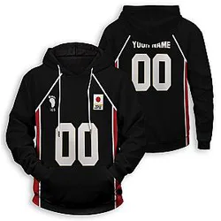 Haikyuu Team National Libero Unisex Hoodie Personalized
