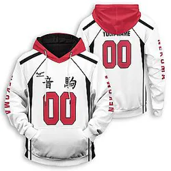 Haikyuu Team Nekoma Libero Unisex Hoodie Personalized