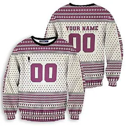 Haikyuu Team Shiratorizawa Christmas Unisex Wool Sweater Personalized