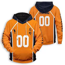 Haikyuu Karasuno Team Libero Unisex Hoodie Personalized
