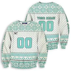 Haikyuu Team Aoba Johsai High Christmas Unisex Wool Sweater Personalized