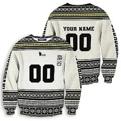 Haikyuu Team Fukurodani Christmas Unisex Wool Sweater Personalized