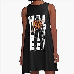 Michael Myers Halloween Kills - B Remove A Line Dress