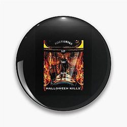 Here is the cleaned title:

Let Him Burn's Halloween Kills Graphic Pin