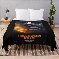 Poster Halloween Kills (2021) Classic Throw Blanket