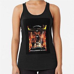 Let Him Burn Halloween Kills Graphic Racerback Tank Top