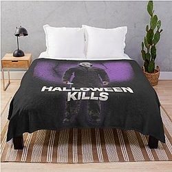 Vintage Halloween Throw Blanket
