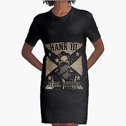 Hank Williams Jambalaya Vintage Hank III Graphic T-Shirt Dress