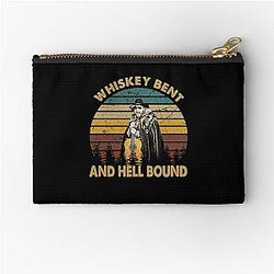 Hank Williams Jr T-ShirtVintage Whiskey Bent - Hank Williams Jr - Hell Bound Zipper Pouch