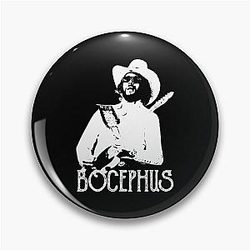 Bocephus - Hank Williams Jr - White Stencil Pin