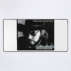 Hank Williams JR. Whiskey Bent & Hell Bound Classic Desk Mat