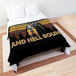 Hank Williams Jr T-ShirtVintage Whiskey Bent - Hank Williams Jr - Hell Bound  Comforter