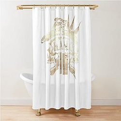 LutherStamm Hank Williams III Logo Mens Graphic Cadeau Chaud  Shower Curtain