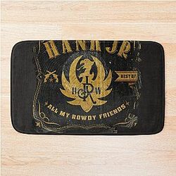 Man Hank Williams Jr Tee  Bath Mat