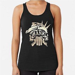 LutherStamm Hank Williams III Logo Mens Graphic Cadeau Chaud  Racerback Tank Top