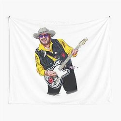 Hank Williams Jr. - Een illustratie door Paul Cemmick Tapestry