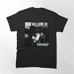 Hank Williams JR. Whiskey Bent & Hell Bound Classic Classic T-Shirt