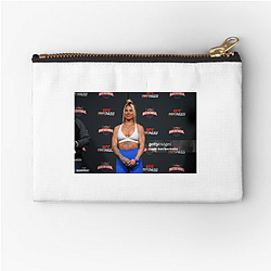 Mixed Martial Artist Hannah Goldy Zipper Pouches
