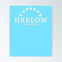 harlow and popcorn Poster RB1212