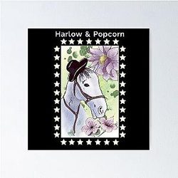 Harlow And Popcorn Poster RB1212