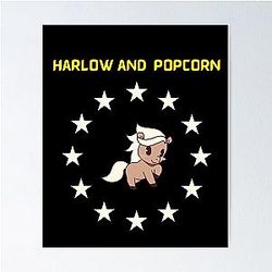 Harlow And Popcorn  Poster RB1212