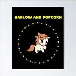 Harlow And Popcorn  Poster RB1212