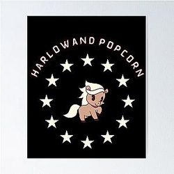 Harlow And Popcorn  Poster RB1212