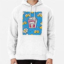 The Popcorn Bandit   Popcorn Frenzy Pullover Hoodie RB1212