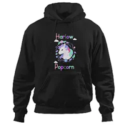 Harlow And Popcorn Hoodies - Magical Unicorn Edition