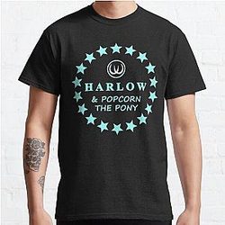 Harlow And Popcorn Merch Harlow Logo Classic T Shirt RB1212