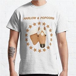 harlow and popcorn merch popcorn the pony Classic T Shirt RB1212