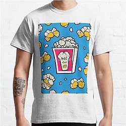 The Popcorn Bandit   Popcorn Frenzy Classic T Shirt RB1212