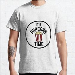 IT S POPCORN TIME Classic T Shirt RB1212