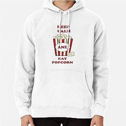 Keep Calm and Eat Popcorn   Fun design  Pullover Hoodie RB1212
