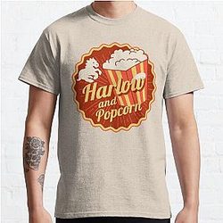 Harlow And Popcorn Classic T Shirt RB1212