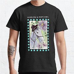 Harlow And Popcorn Classic T Shirt RB1212