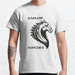 Harlow And Popcorn Merch Popcorn. The Pony Essential T Shirt  EXCIMART  Classic T Shirt RB1212
