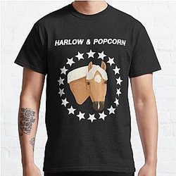 harlow and popcorn merch popcorn the pony Classic T Shirt RB1212