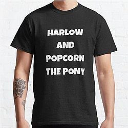 Harlow And Popcorn The Pony Classic T Shirt RB1212