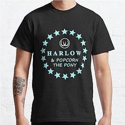 harlow and popcorn merch popcorn the pony Classic T Shirt RB1212