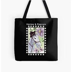 Harlow And Popcorn All Over Print Tote Bag RB1212