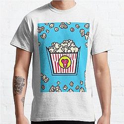 The Great Popcorn Adventure   Popcorn Frenzy Classic T Shirt RB1212