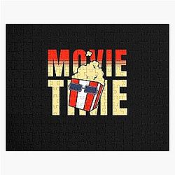 its movie time and popcorn Jigsaw Puzzle RB1212
