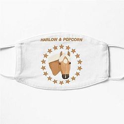 Harlow And Popcorn Merch Popcorn The Pony Flat Mask RB1212